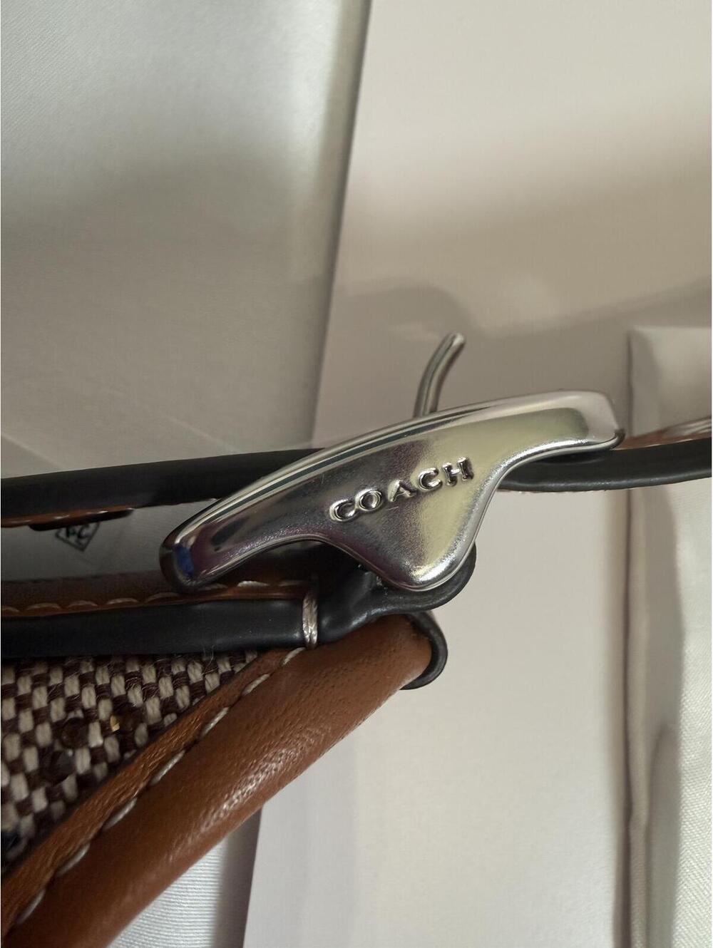 COACH The COACH Originals Crystal Signature Jacquard Hamptons Hobo - Picture 7 of 10